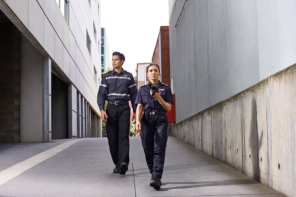 Security Guards Patrolling