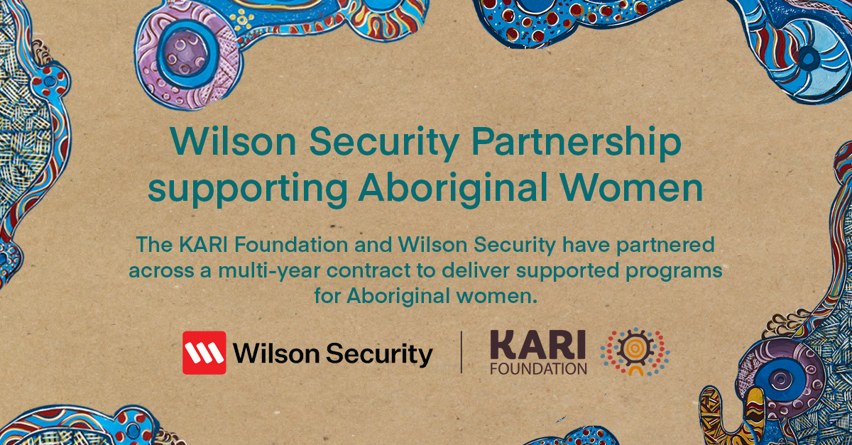 KARI Foundation and Wilson Security announce partnership